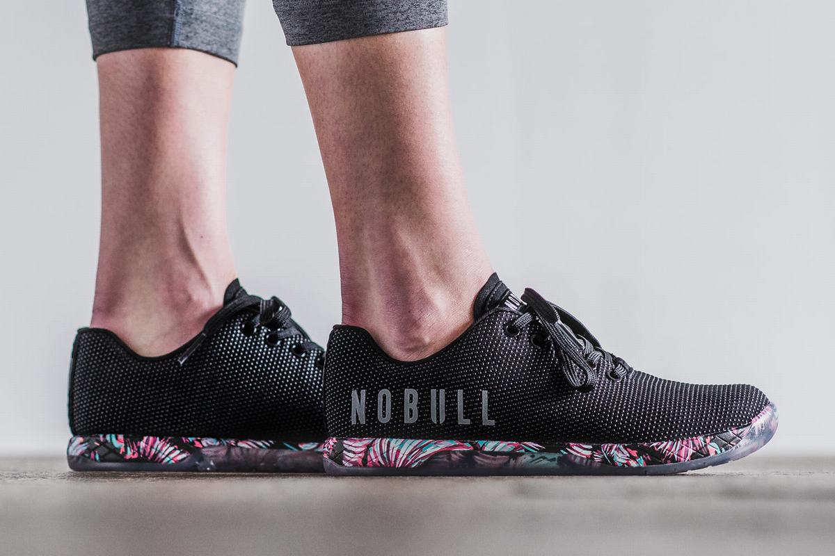 Nobull Superfabric Women's Trainers Black | Australia (SI5063)